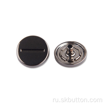 Круглая металлическая нажатия кнопки для пальто